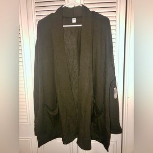 Old Navy knit yoga open cardigan jacket size XL